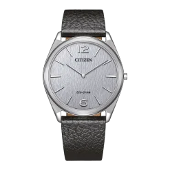 AR3120-16A                                        Eco-Drive Suratto                                        Herren Leder | silberfarben