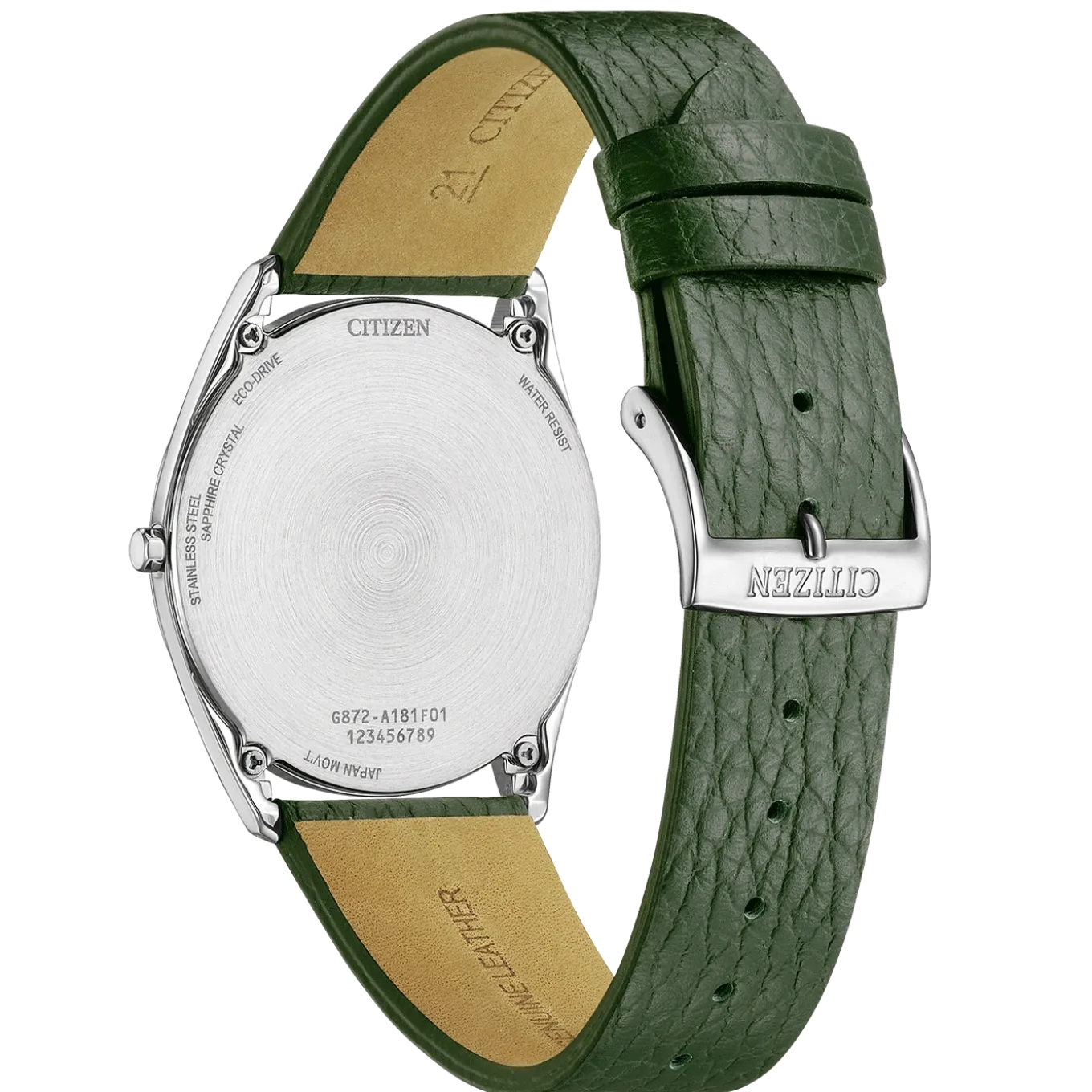 AR3120-32X Eco-Drive Suratto Herren Leder | grün