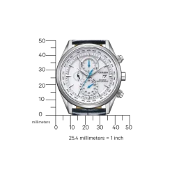 AT8260-18A               Herren Leder | weiß | ø 43mm