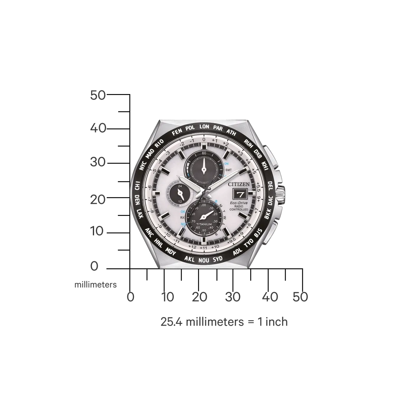AT8238-84A Herren Super Titanium ™ | silberfarben | ø 43.5mm
