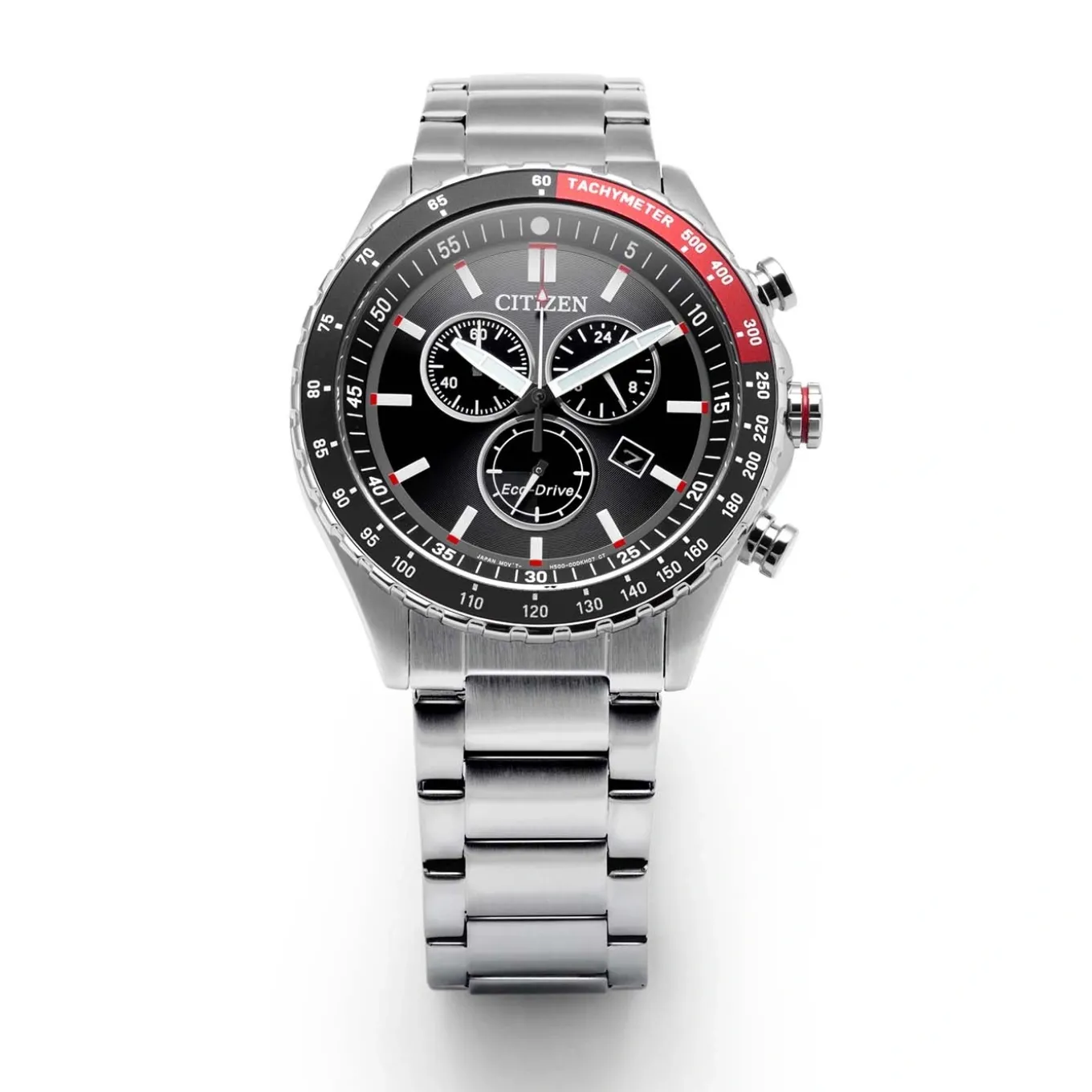 AT2566-88E Eco-Drive Herren Edelstahl | schwarz | ø 43mm