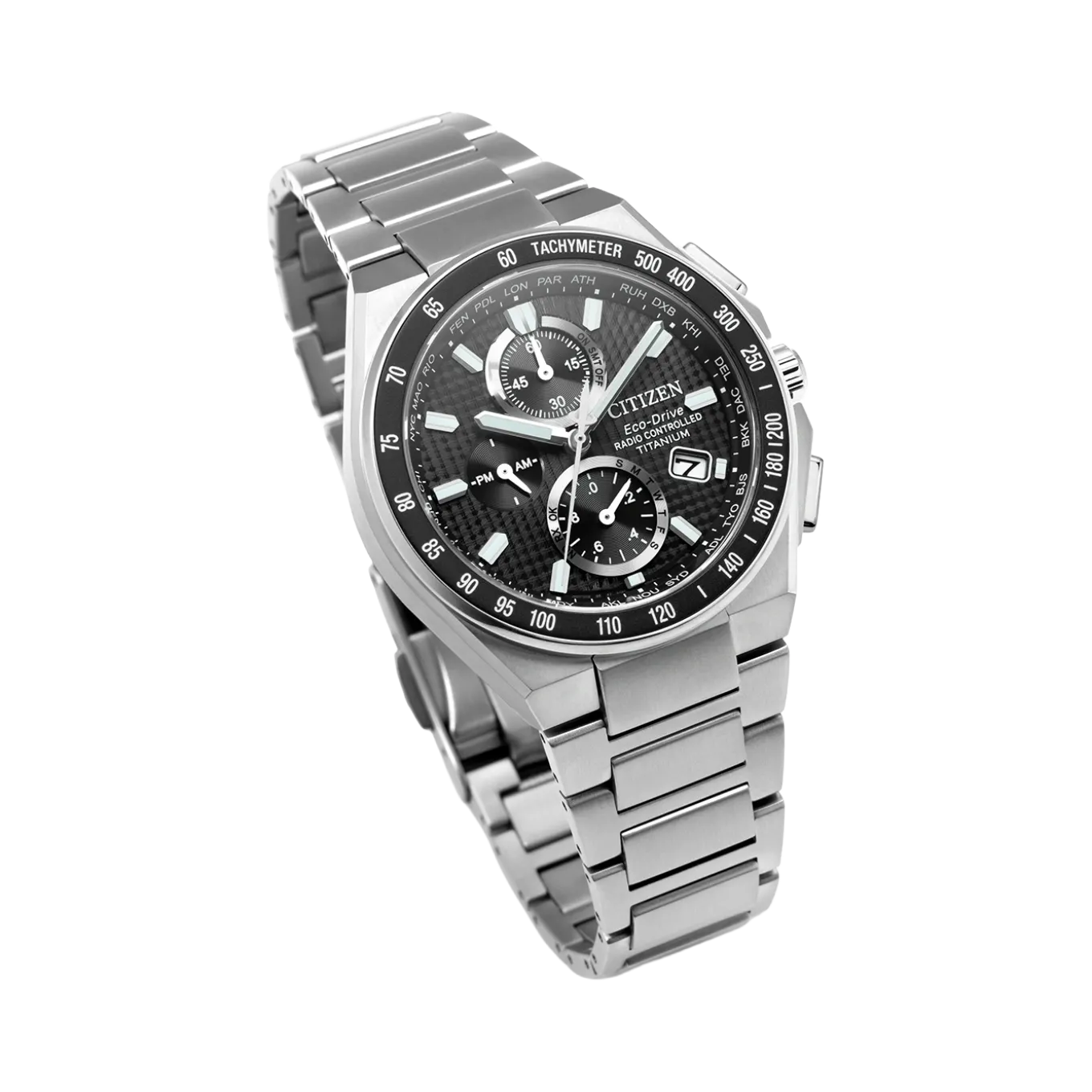 AT8390-55E Ferngesteuert Herren Super Titanium ™ | schwarz | ø 40.5mm