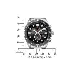 AT2568-82E Herren Edelstahl | schwarz | ø 43mm