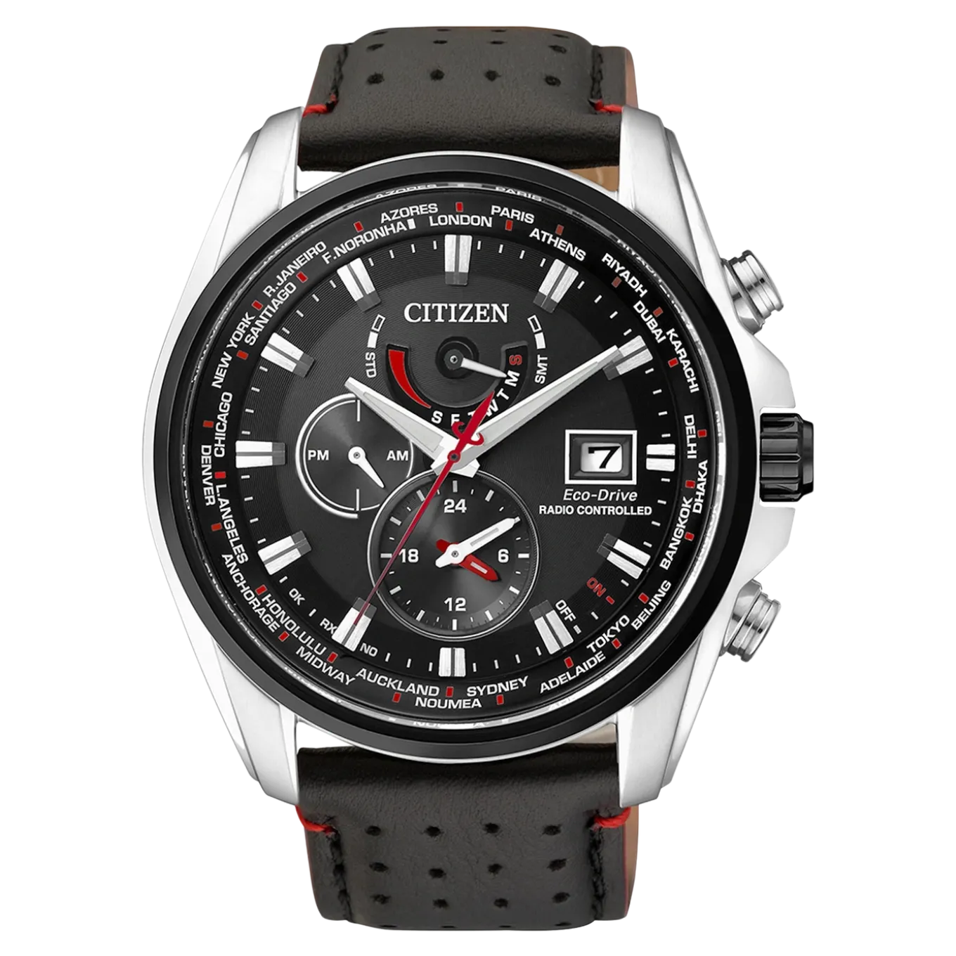 AT9036-08E Herren Leder | schwarz | ø 44mm