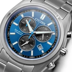 AT2590-59L               Herren Super Titanium ™ Eco-Drive blau ø 40mm