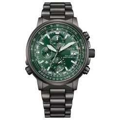 AT8304-57W                                        Promaster Sky                                        Herren Edelstahl | grün
