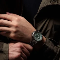 AT8304-57W                                        Promaster Sky                                        Herren Edelstahl | grün