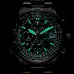 AT8304-57W                                        Promaster Sky                                        Herren Edelstahl | grün