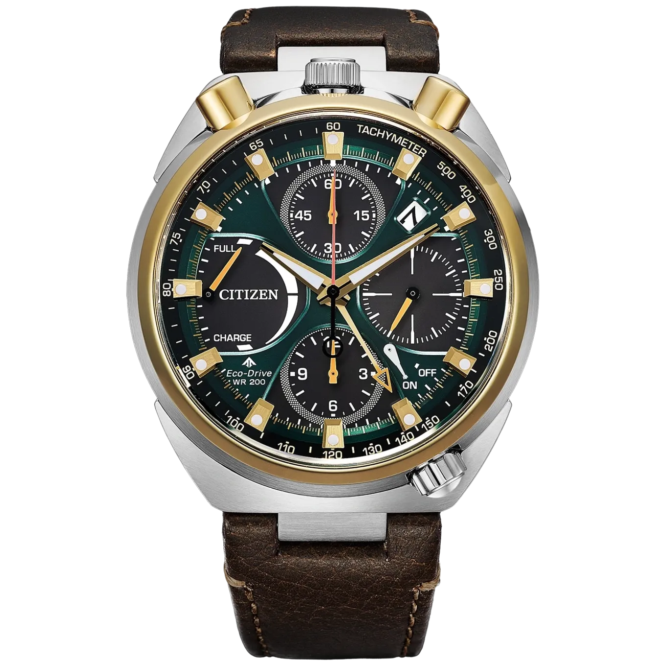 AV0104-06W Promaster Land Racing Herren Leder | grün | ø 44.5mm