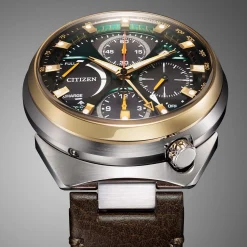 AV0104-06W Promaster Land Racing Herren Leder | grün | ø 44.5mm