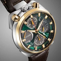 AV0104-06W Promaster Land Racing Herren Leder | grün | ø 44.5mm