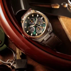 AV0104-06W Promaster Land Racing Herren Leder | grün | ø 44.5mm