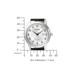 AW1231-07A               Herren Leder | weiß | ø 40mm
