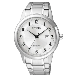 AW1231-58B               Herren Edelstahl | weiß | ø 40mm