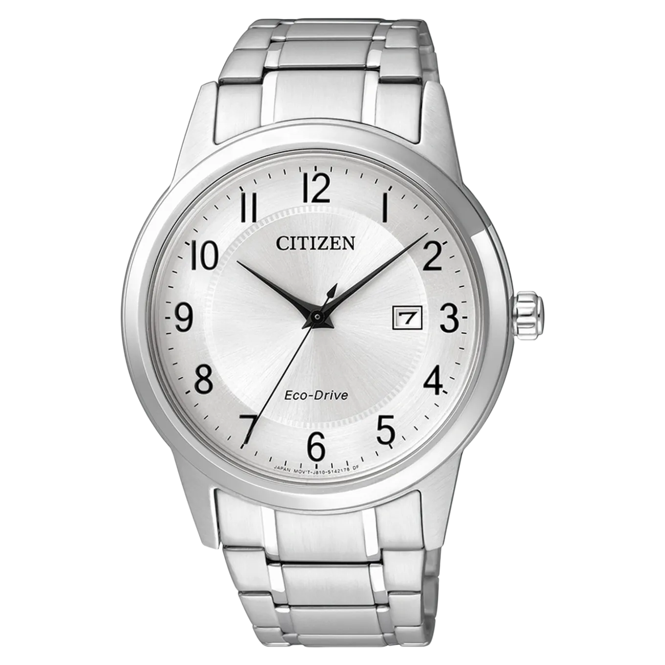 AW1231-58B Herren Edelstahl | weiß | ø 40mm