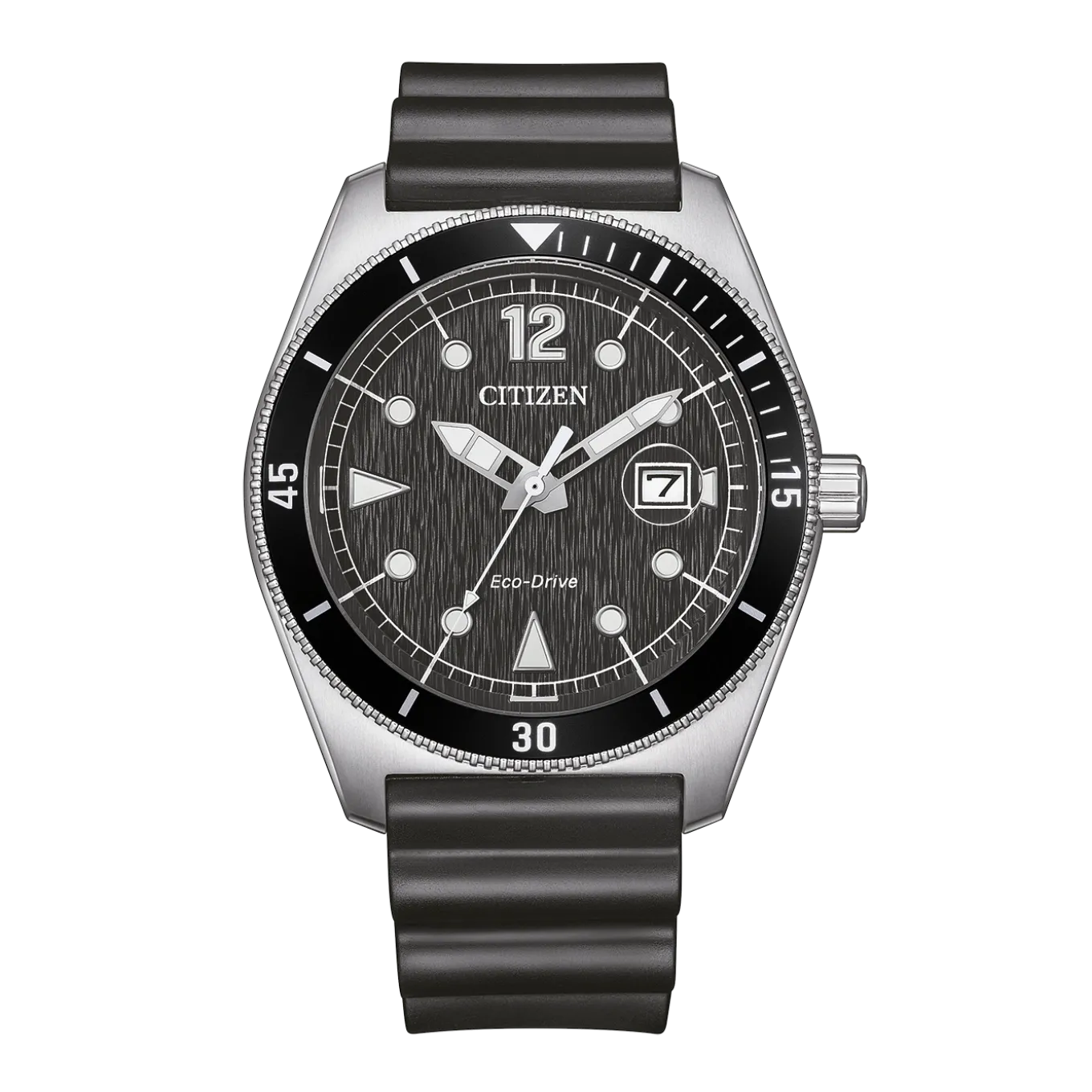 AW1889-00E Eco-Drive Herren Gummiband (Urethan) | schwarz | ø 43mm