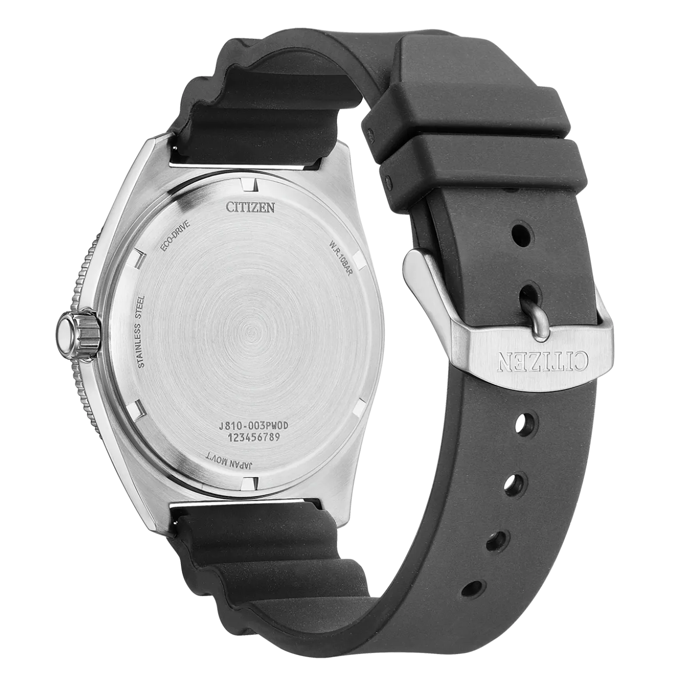 AW1889-00E Eco-Drive Herren Gummiband (Urethan) | schwarz | ø 43mm