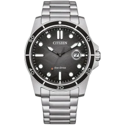 AW1816-89E               Herren Edelstahl | schwarz | ø 41.5mm