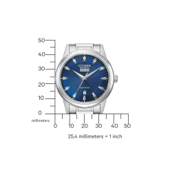 AW0100-86LC Herren Edelstahl | blau | ø 40mm