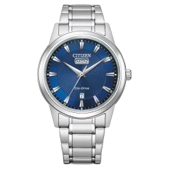 AW0100-86LC Herren Edelstahl | blau | ø 40mm