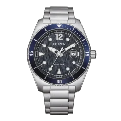 AW1881-52L                                        Eco-Drive                                        Herren Edelstahl | blau | ø 43mm