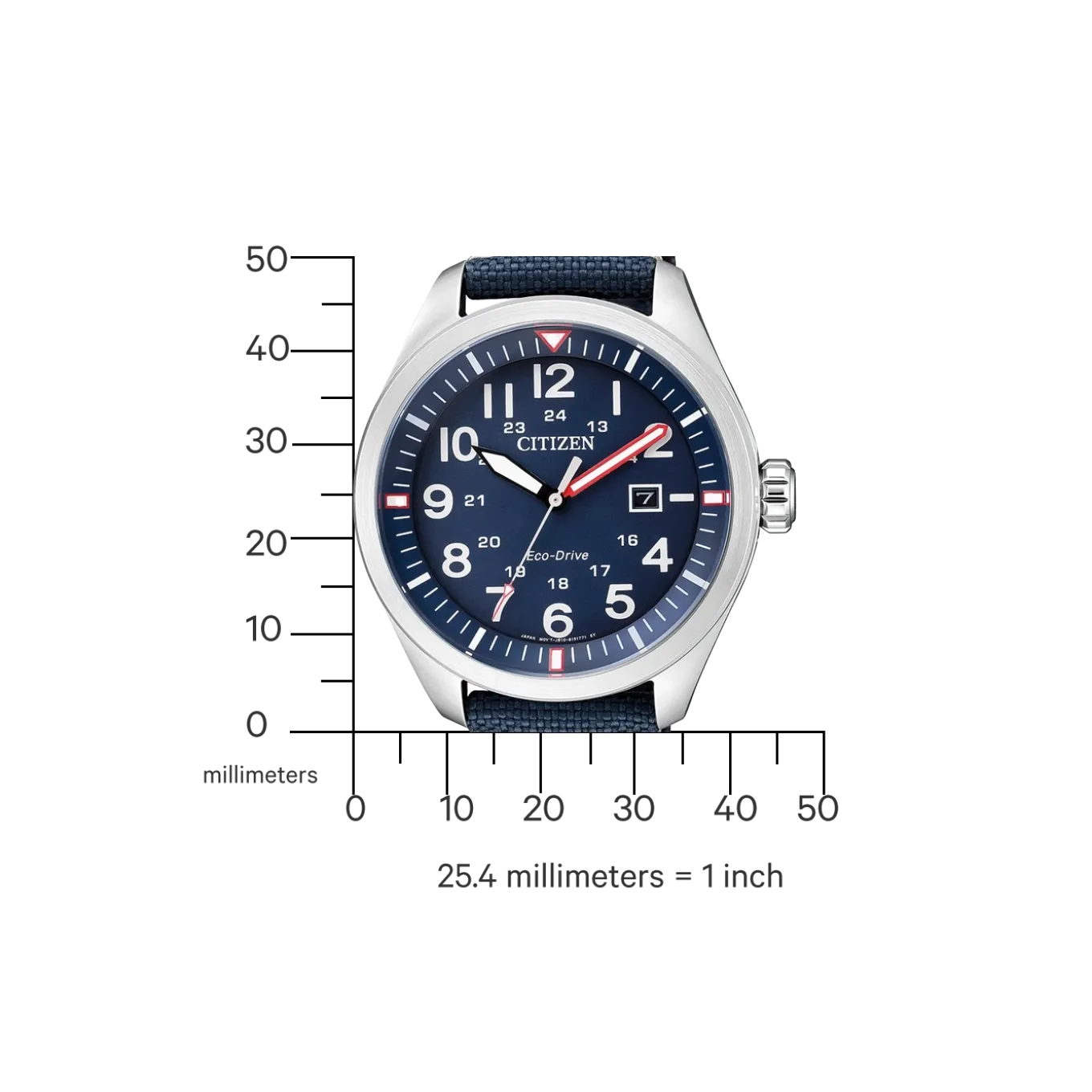 AW5000-16L Herren Nylon | blau | ø 42.6mm