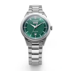 AW0151-85XC                                        Eco-Drive                                        Herren Edelstahl | grün | ø 40.5mm