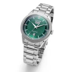 AW0151-85XC                                        Eco-Drive                                        Herren Edelstahl | grün | ø 40.5mm