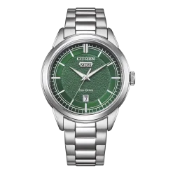 AW0151-85XC                                        Eco-Drive                                        Herren Edelstahl | grün | ø 40.5mm