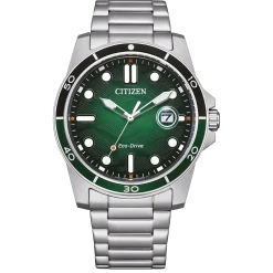 AW1811-82X Herren Edelstahl | grün | ø 41.5mm