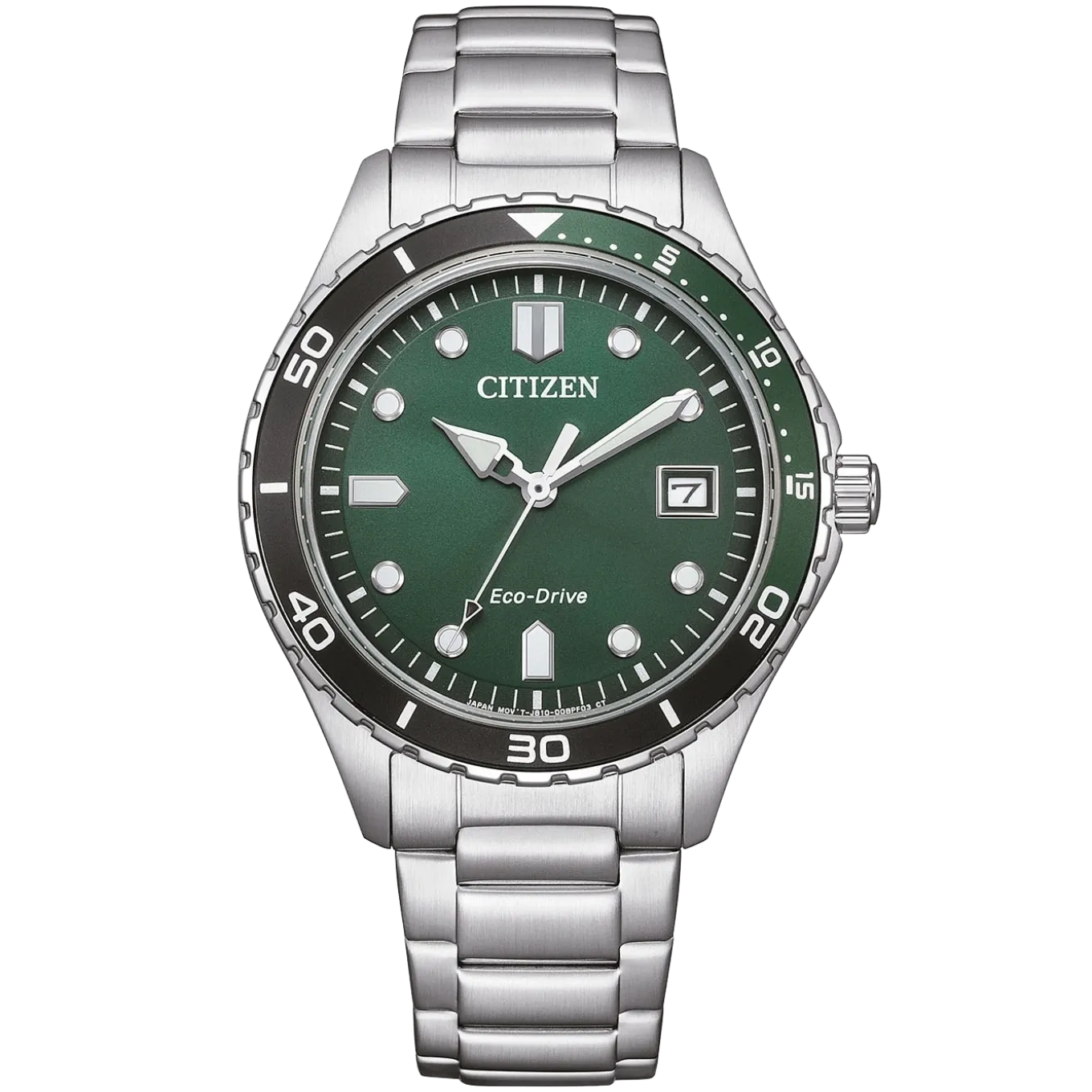 AW1828-80X Herren Edelstahl | grün | ø 36.8mm