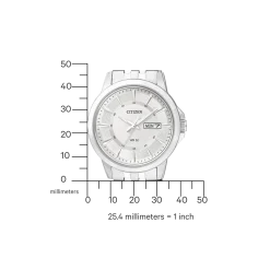 BF2011-51AC               Herren Edelstahl | weiß | ø 41mm