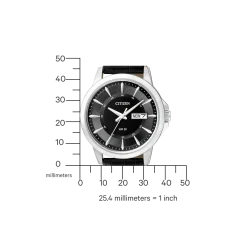 BF2011-01EC               Herren Leder | schwarz | ø 41mm