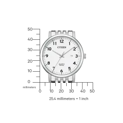 BI5070-57A               Herren Edelstahl | weiß | ø 40.2mm