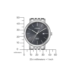 BI5070-57H               Herren Edelstahl | grau | ø 40.2mm