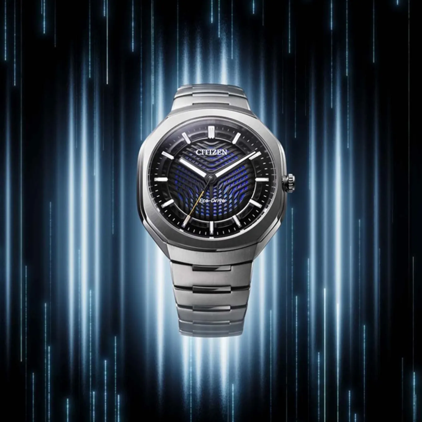 BJ6560-53W PHOTON Herren Super Titanium ™ | schwarz / blau | ø 39.6mm