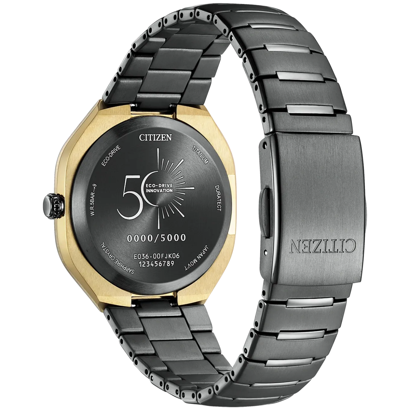 BJ6569-59X PHOTON Herren Super Titanium ™ | gold / schwarz | ø 39.6mm