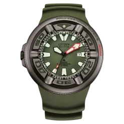 BJ8057-17X                                        Promaster Professional Diver 300                                        Herren Gummiband (Urethan) | grün | ø 44mm
