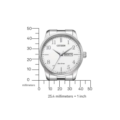 BM8550-81AC               Herren Edelstahl | weiß | ø 41.5mm