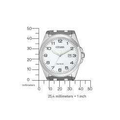 BM7108-81A Herren Edelstahl | weiß | ø 41mm