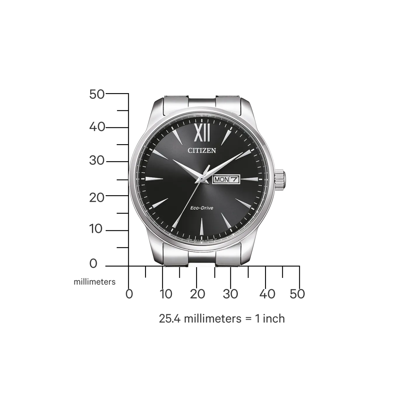 BM8550-81EC Herren Edelstahl | schwarz | ø 41.5mm