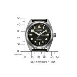 BM8560-29EC               Herren Leder | schwarz | ø 42mm