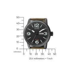 BM8476-23EC               Herren Textilband | schwarz | ø 42mm
