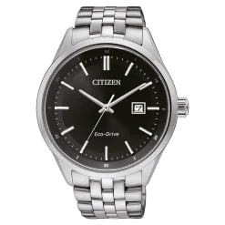BM7251-88E               Herren Edelstahl | schwarz | ø 41mm