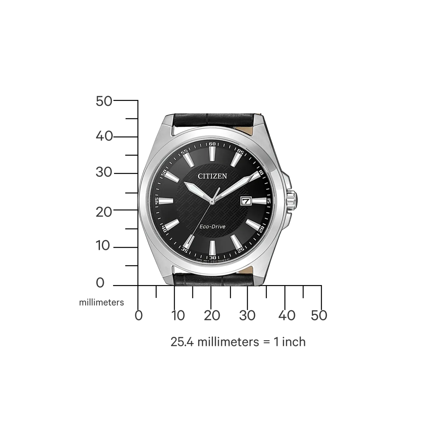 BM7108-14E Herren Leder | schwarz | ø 41mm
