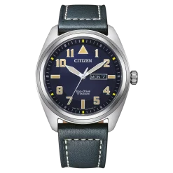 BM8560-45LC               Herren Leder | blau | ø 42mm