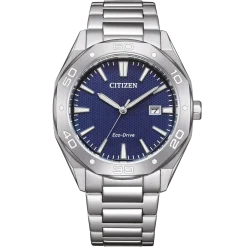BM7631-52L               Herren Edelstahl | blau | ø 41mm