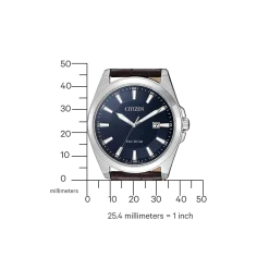 BM7108-22L               Herren Leder | blau | ø 41mm
