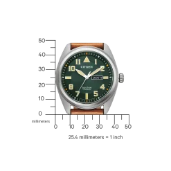 BM8560-11XC               Herren Leder | grün | ø 42mm