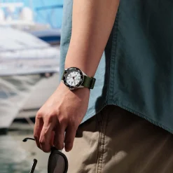 BN0265-00A Promaster Marine Herren Gummiband (Urethan) | weiß | ø 40.55mm